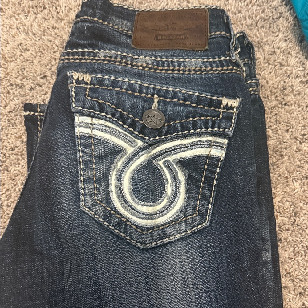 Big Star Women's Dark Blue Boot Cut Jeans